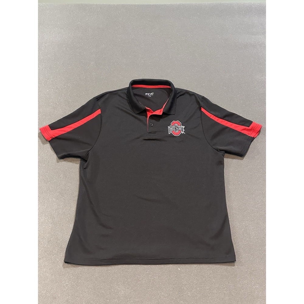 Ohio State Buckeyes Black Polo 2XL